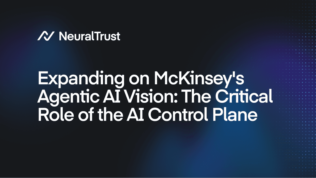 McKinsey's Agentic AI Vision: the AI Control Plane