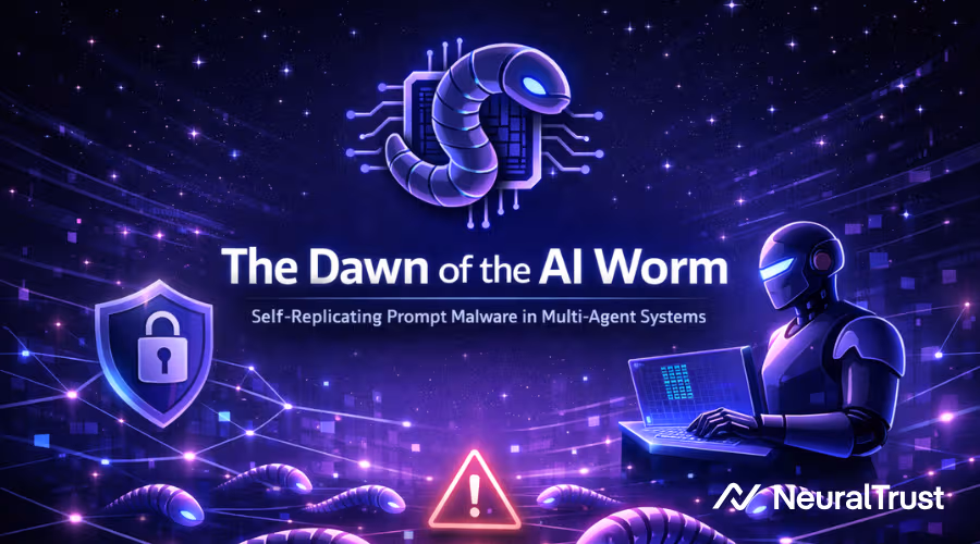 The Dawn of the AI Worm: Self-Replicating Prompt Malware in Multi-Agent Systems