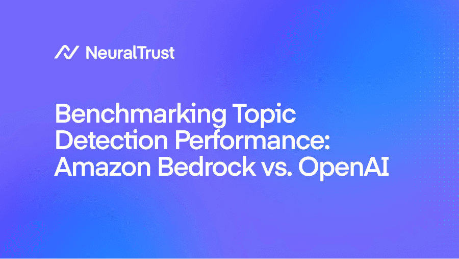 Benchmarking Topic Detection: Amazon Bedrock Guardrail vs. OpenAI
