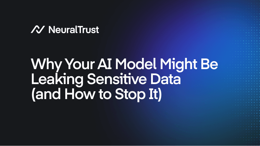 Why Your AI Model Might Be Leaking Sensitive Data