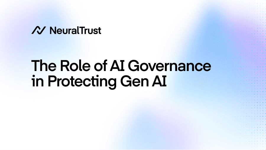 The Role of AI Governance in Protecting Generative AI Systems