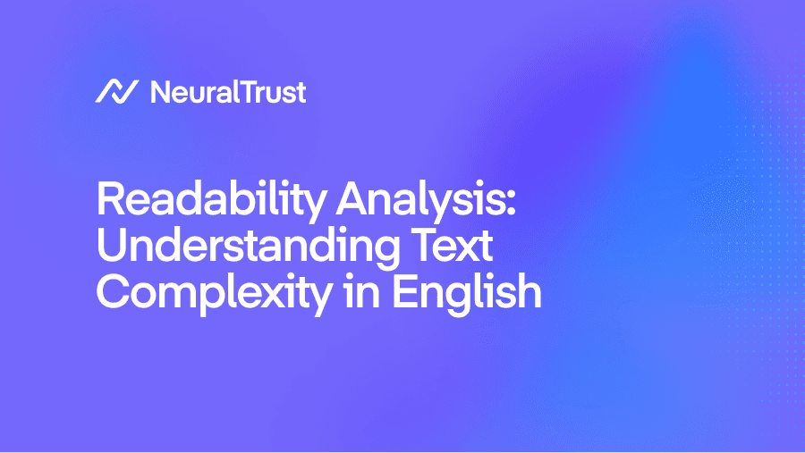 Readability Analysis for LLMs in English